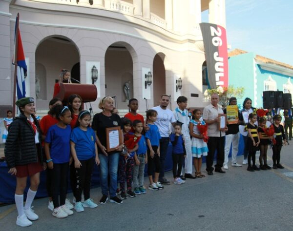 Proyectos culturales comunitarios fueron estimulados en la celebración. Foto: Oscar Alfonso Sosa.