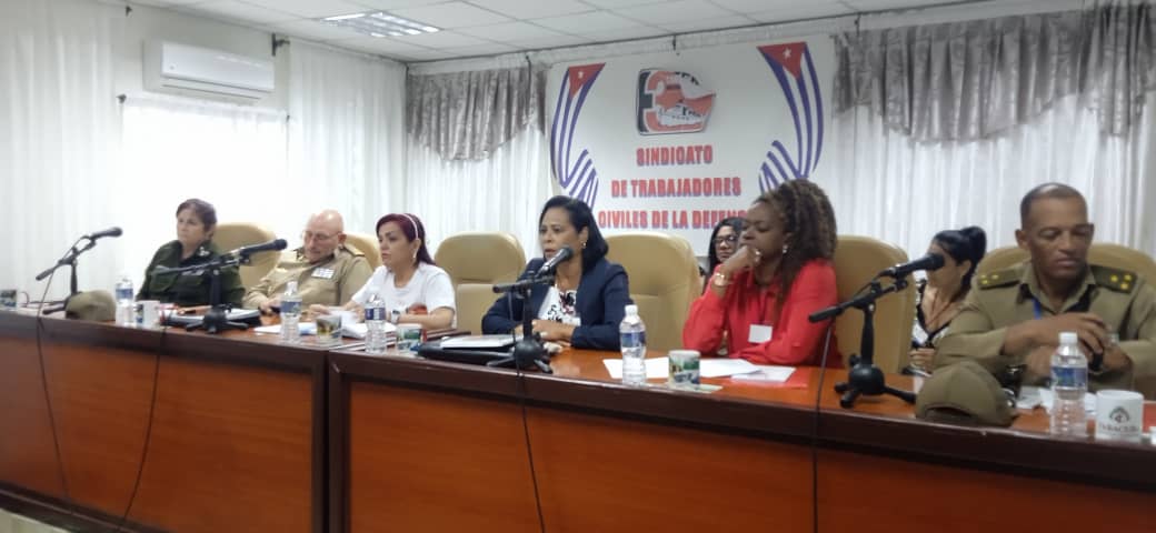 Sesionó en Sancti Spíritus Conferencia de los Trabajadores Civiles de la Defensa