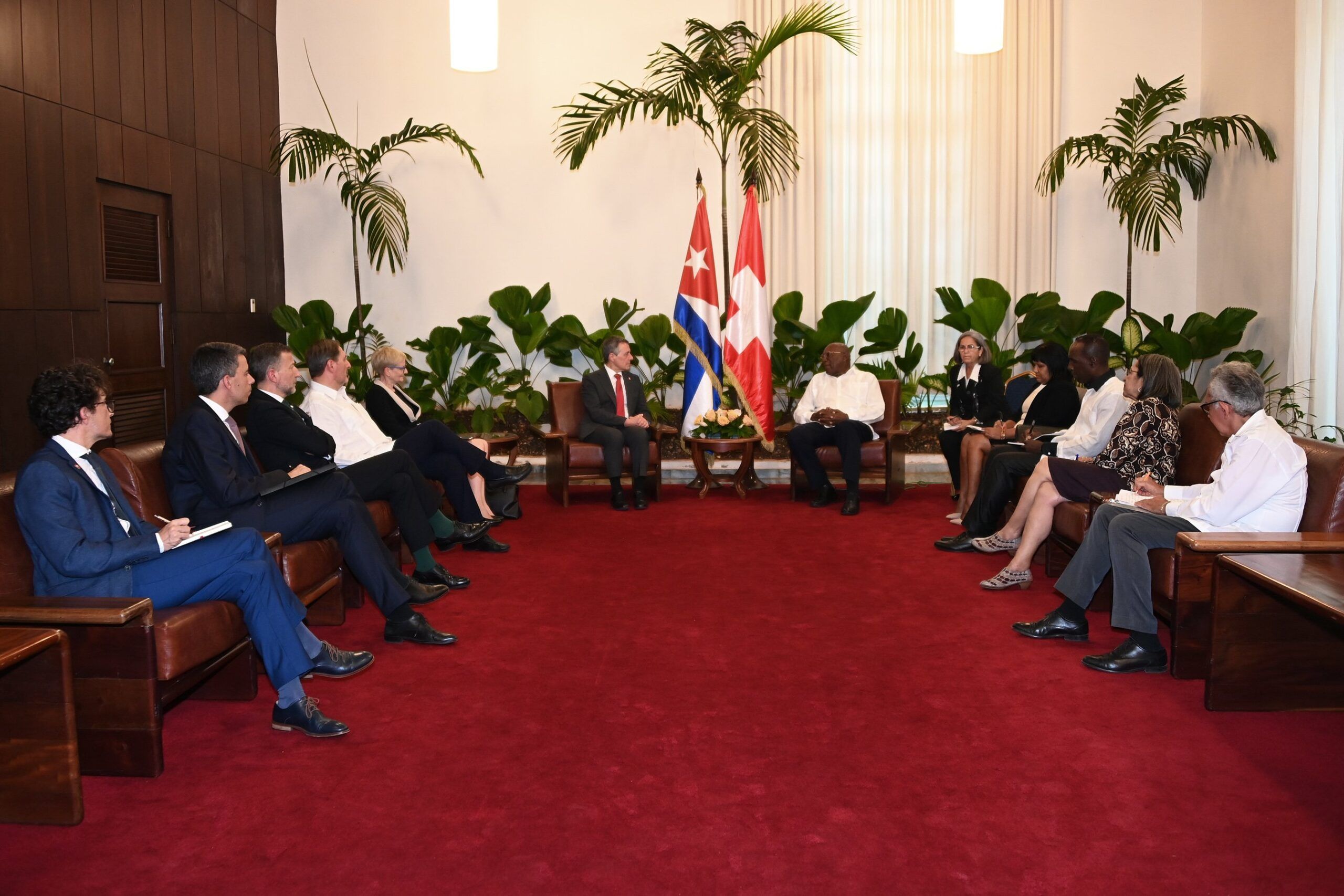 Cuba y Suiza por el fortalecimiento de sus vínculos