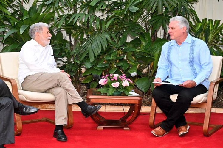 Recibió Díaz-Canel a jefe de la Asesoría Especial de Brasil