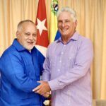 Intercambia Díaz-Canel con Diosdado Cabello