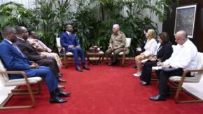 Díaz-Canel recibe a ministro de Cooperación Internacional y Promoción Público-Privada del Congo