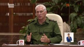 Díaz-Canel valora la respuesta del pueblo de la región oriental tras Melissa