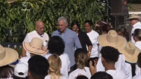 Encabeza Díaz-Canel homenaje a José Martí en Dos Ríos