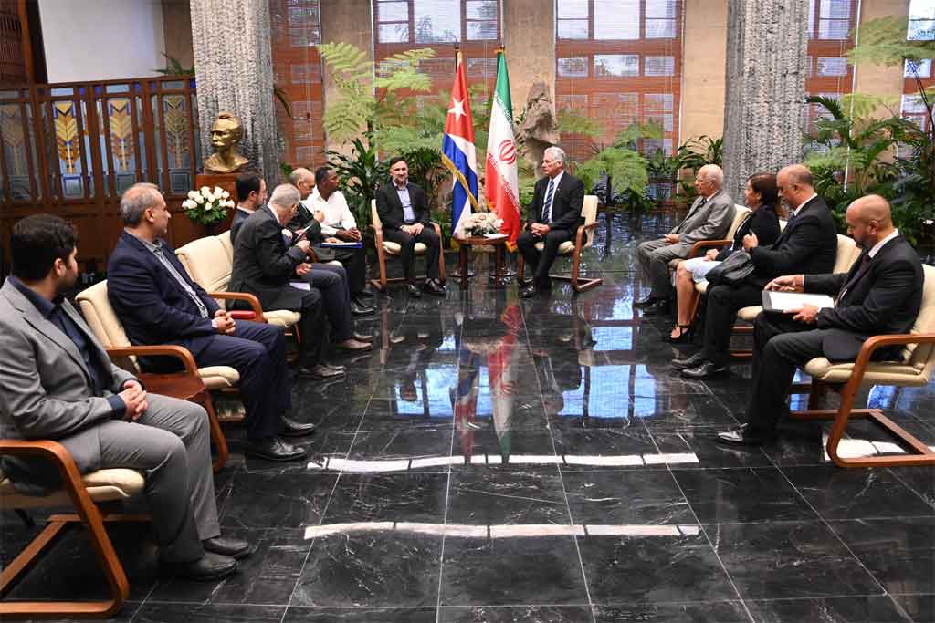 Presidente cubano Miguel Díaz-Canel recibe a vicepresidente de Irán (+Foto)