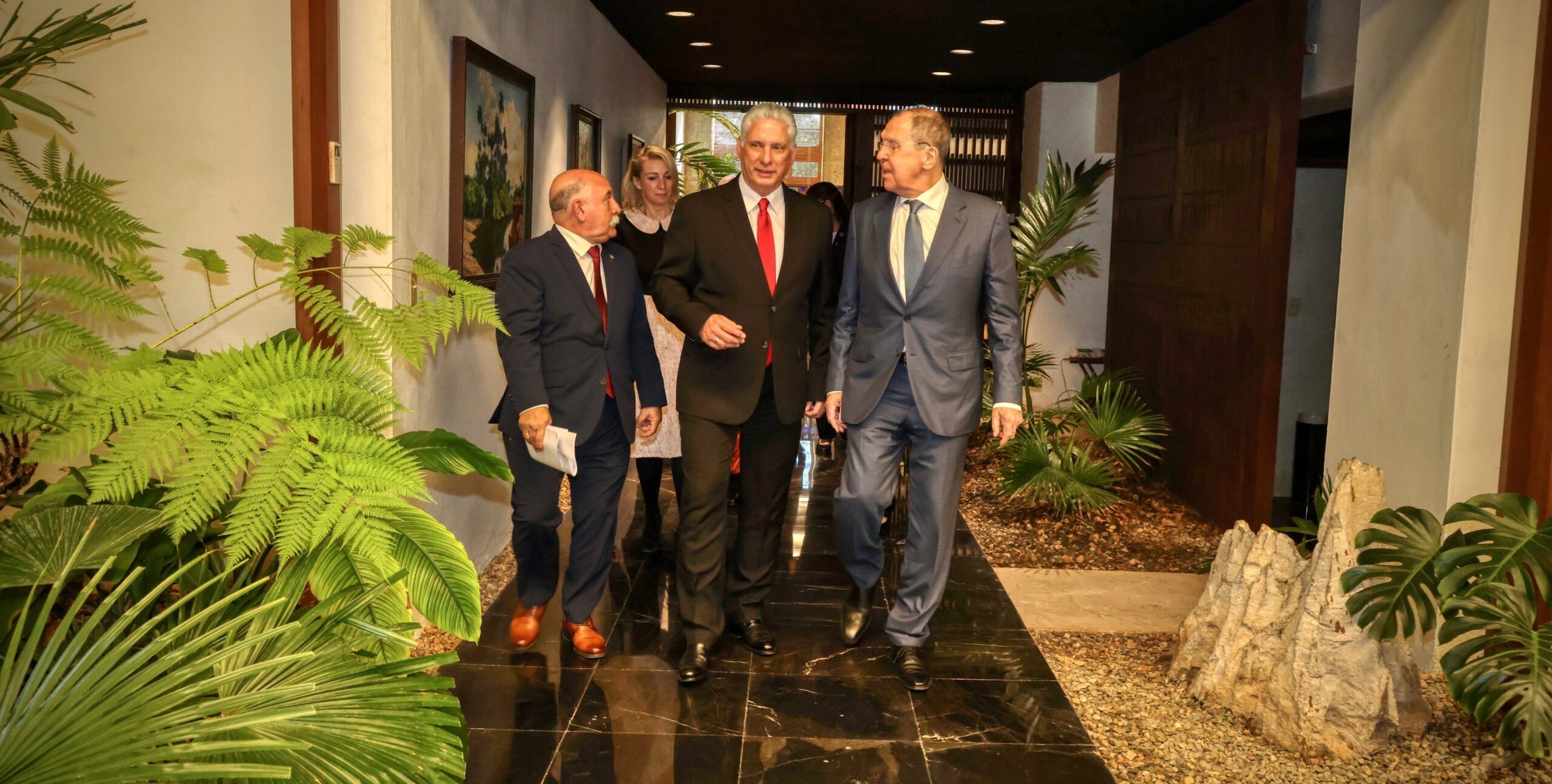 Recibe Díaz-Canel a canciller ruso Serguei Lavrov (+ post)