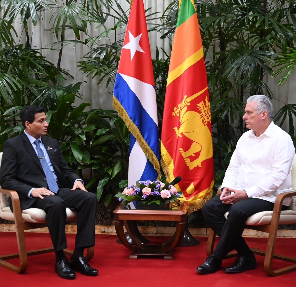 Cuba por profundizar nexos con Sri Lanka