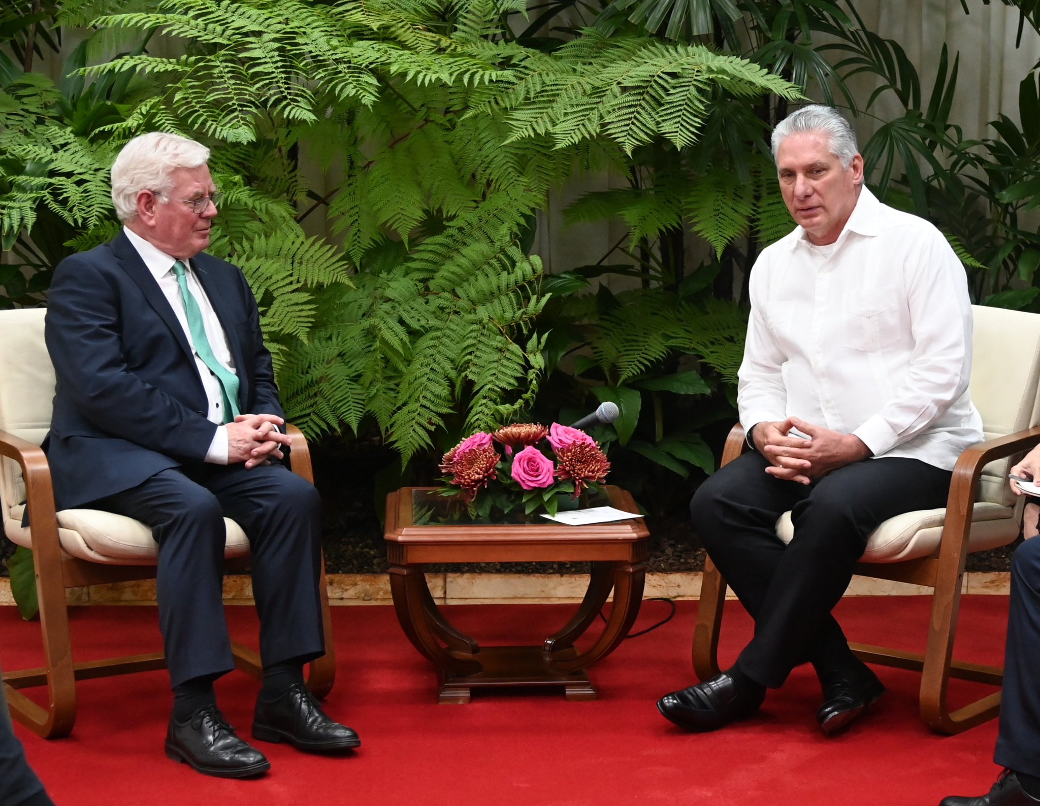 Dialoga presidente cubano con representante de la Unión Europea para Derechos Humanos