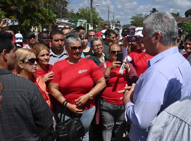 Yaguajay, otro punto en la agenda del presidente cubano (+ fotos)