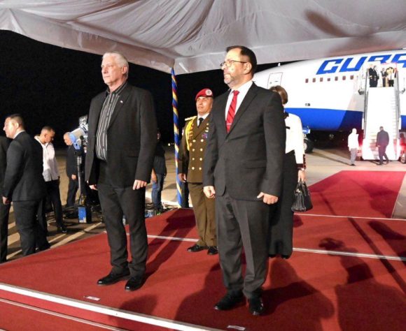 Presidente cubano en Venezuela para la XXIV Cumbre del ALBA-TCP