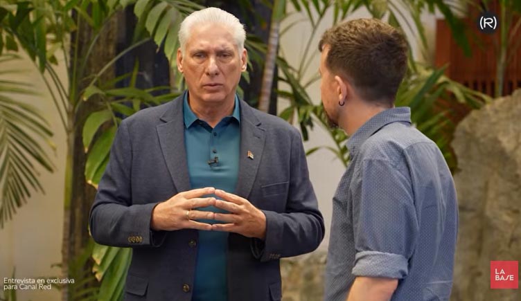 Destaca Díaz-Canel encuentro con ex vicepresidente de España (+ video)