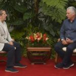 Recibe Díaz-Canel a presidente de la Asociación Nacional de Amistad Italia-Cuba