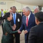 Tributan cálido recibimiento en Laos al Presidente de Cuba