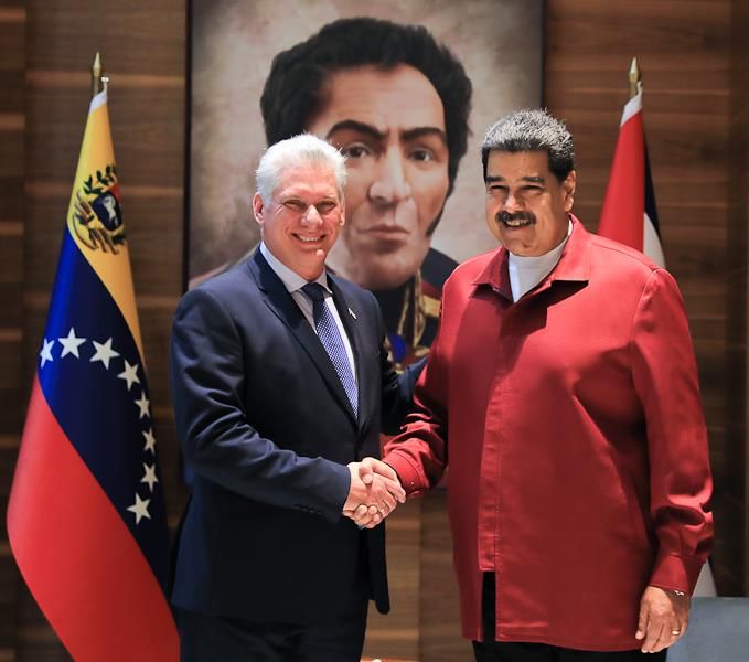 Venezuela: Maduro calificó de grato encuentro con Díaz-Canel