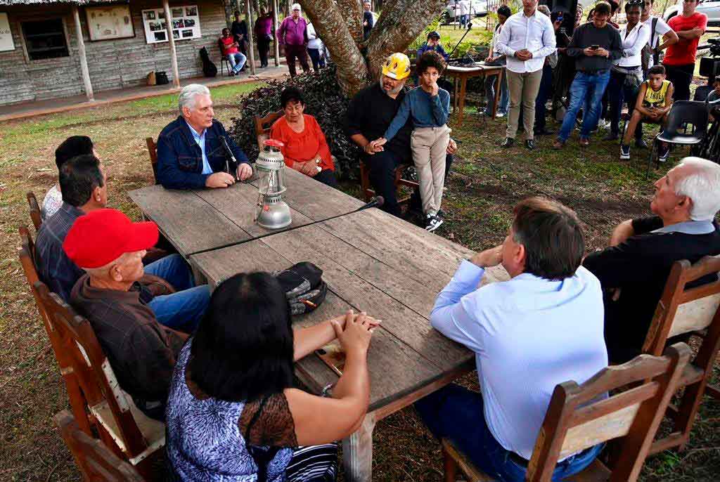 Visita Díaz-Canel sitio histórico en la Ciénaga de Zapata