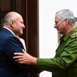 Recibe Díaz-Canel a ministro ruso para Situaciones de Emergencia