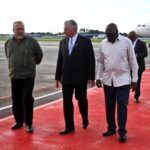 Presidente Díaz-Canel de regreso en Cuba tras gira africana