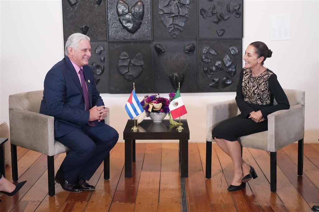 Dialogó Díaz-Canel con Claudia Sheinbaum, presidenta de México