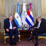Presidentes de Cuba y Argentina sostuvieron encuentro tras cumbre