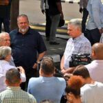 Díaz-Canel departe con santiagueros a horas de 70 años del Moncada
