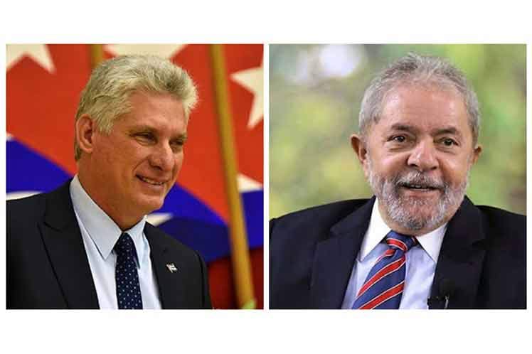 Reitera Díaz-Canel respaldo a Lula