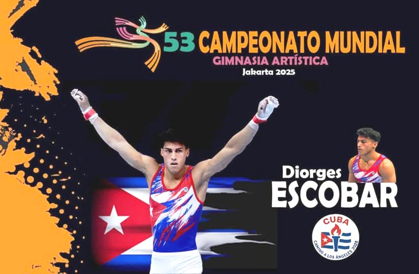 Diorges Escobar: el rey de la gimnasia artística espirituana