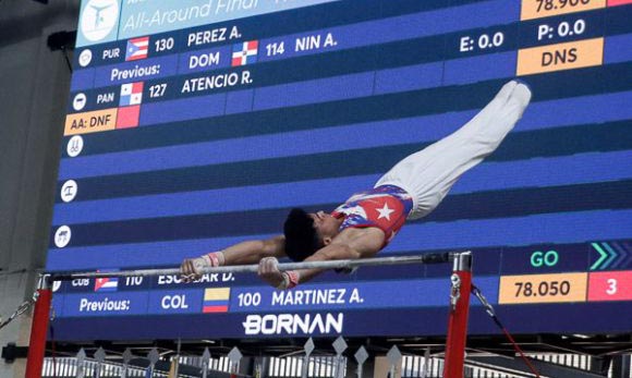 Gimnasta espirituano avanza a finales en Panamericanos Chile 2023