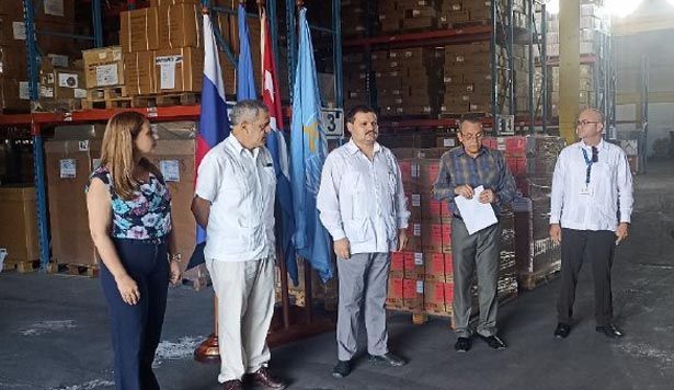 Recibe sistema cubano de salud donativo con fondos de Rusia
