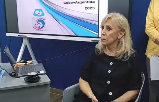 Neonátologa argentina Cristina Osio en Sancti Spíritus: “Intercambios como este me enriquecen” (+ video)