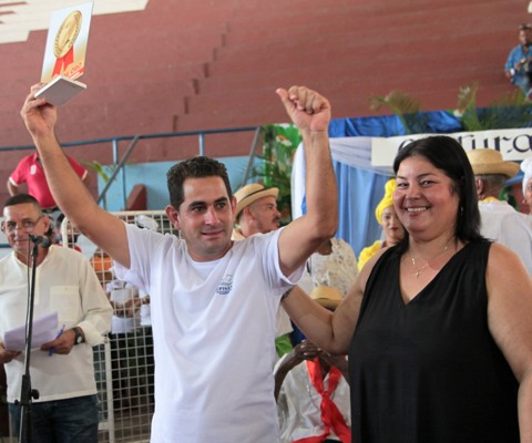 La medalla de oro y premio a la calidad del producto se otorgó a la masa de cobo congelada, presentada por la Empresa Pesquera Industrial de Sancti Spíritus, (EPISAN). Foto: Oscar Alfonso Sosa.