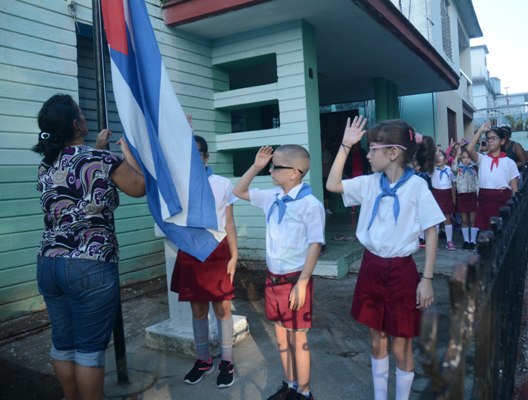 La escuela vive el palpitar de una enseñanza integral. Foto: Oscar Alfonso Sosa.