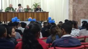 Estudiantes  espirituanos de la enseñanza media viven su Consejo provincial