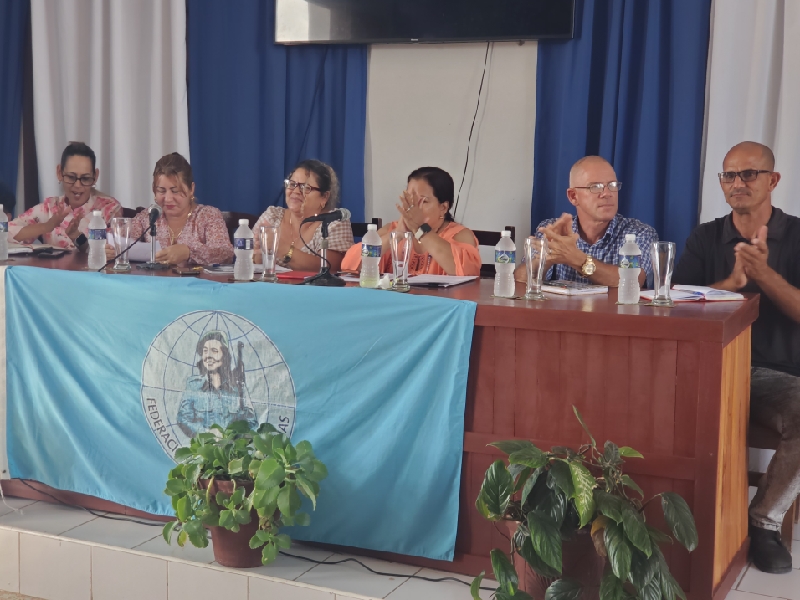 Encabeza Teresa Amarelle visita de la FMC a Yaguajay