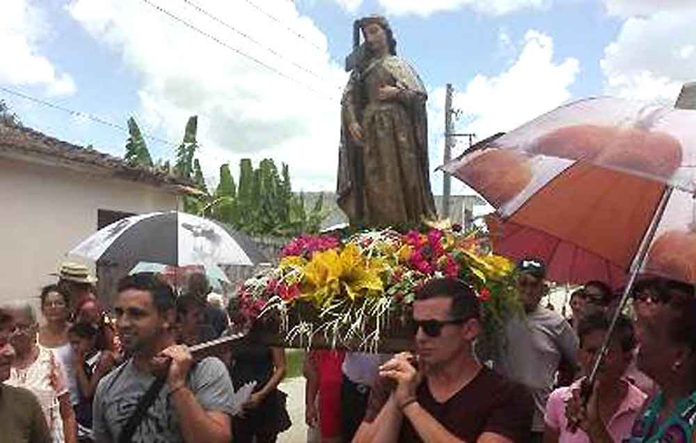 Fiesta de pescadores Santa Elena, en Casilda, una de las más antiguas de Cuba
