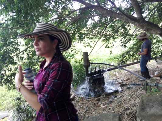 En esta finca con los arietes hidráulicos y los molinos de viento se bombean diariamente sin gastos de combustible cientos de litros de agua. Foto:Eduardo Sicilia Hernández.