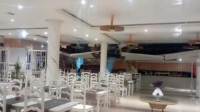 Derrumbe parcial del techo en restaurante del hotel Memories Trinidad del Mar deja cuatro heridos leves