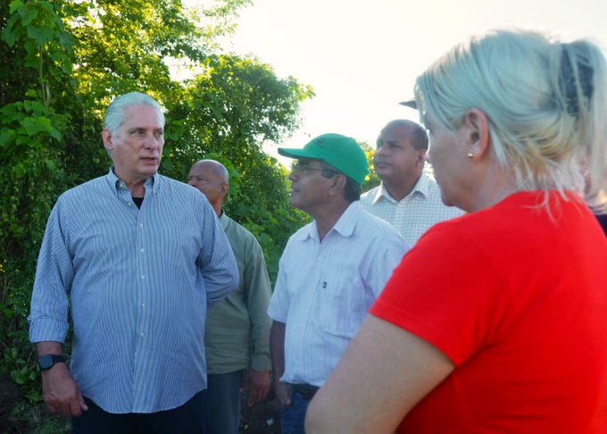 Recorre presidente Díaz-Canel provincia del oriente de Cuba