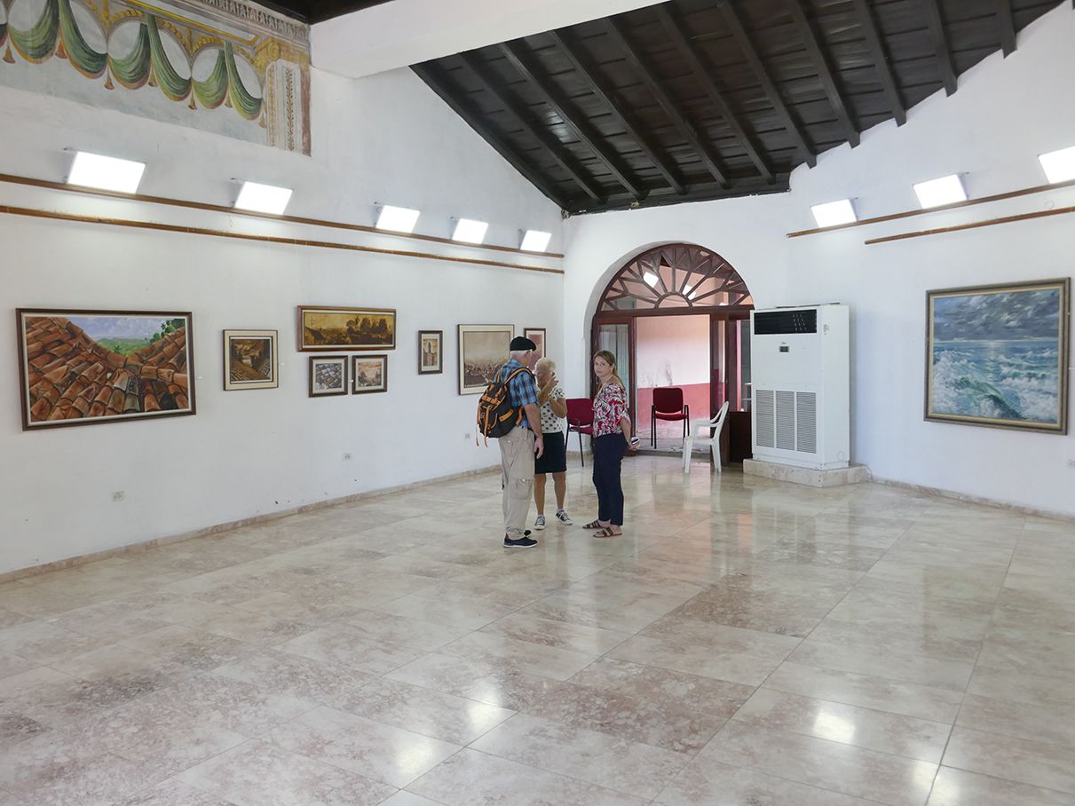Regresan pinceladas de Noel Cabrera a Galería de Arte espirituana