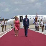 Presidente cubano da la bienvenida a primer ministro de Granada