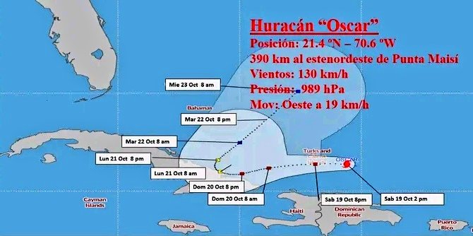Cuba en alerta temprana por huracán Oscar