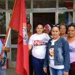 Bandera 65 aniversario de los CDR en La Sierpe