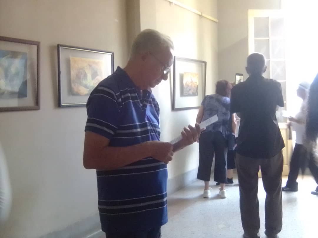 Inauguran exposición «Recorrido Vital» en biblioteca provincial de Sancti Spíritus