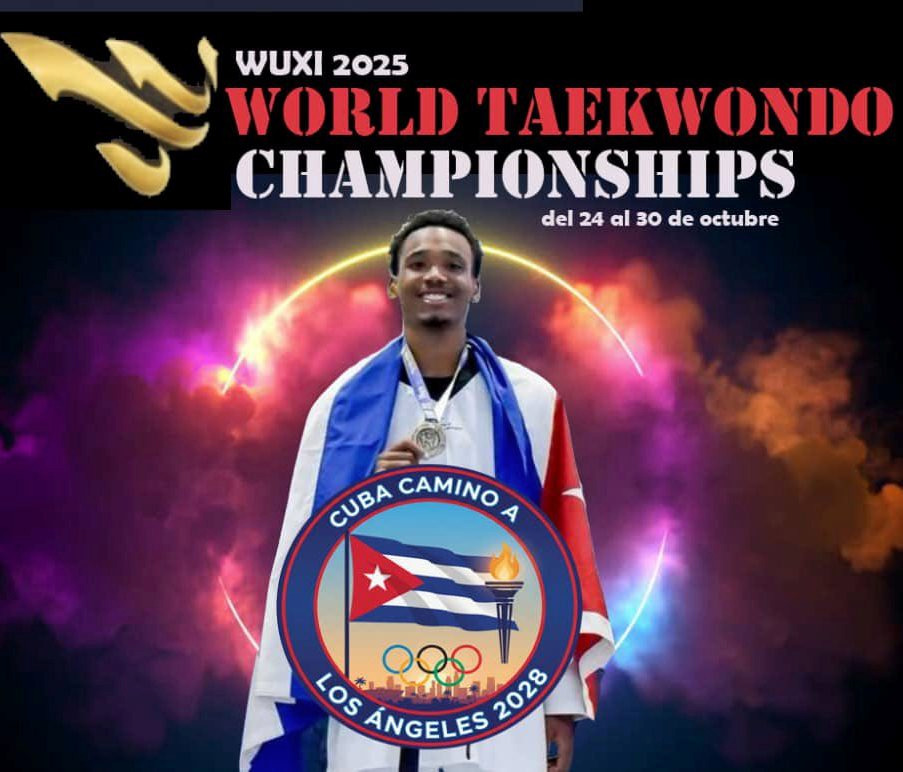 Espirituano Brayan Cantero es noticia en mundial de taekwondo