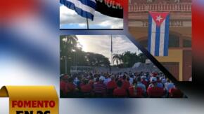 Rindieron fomentenses homenaje a los héroes y mártires del 26 de Julio