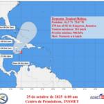 Huracán Melissa mantiene en alerta a cinco países, incluido Cuba