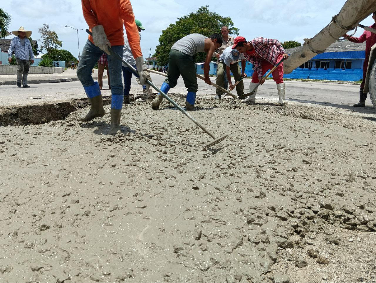 Avanza ejecución de obras por el 26 de Julio en Sancti Spíritus (+ fotos)