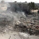 Intensos combates y destrucción caracterizan hoy la situación en Gaza