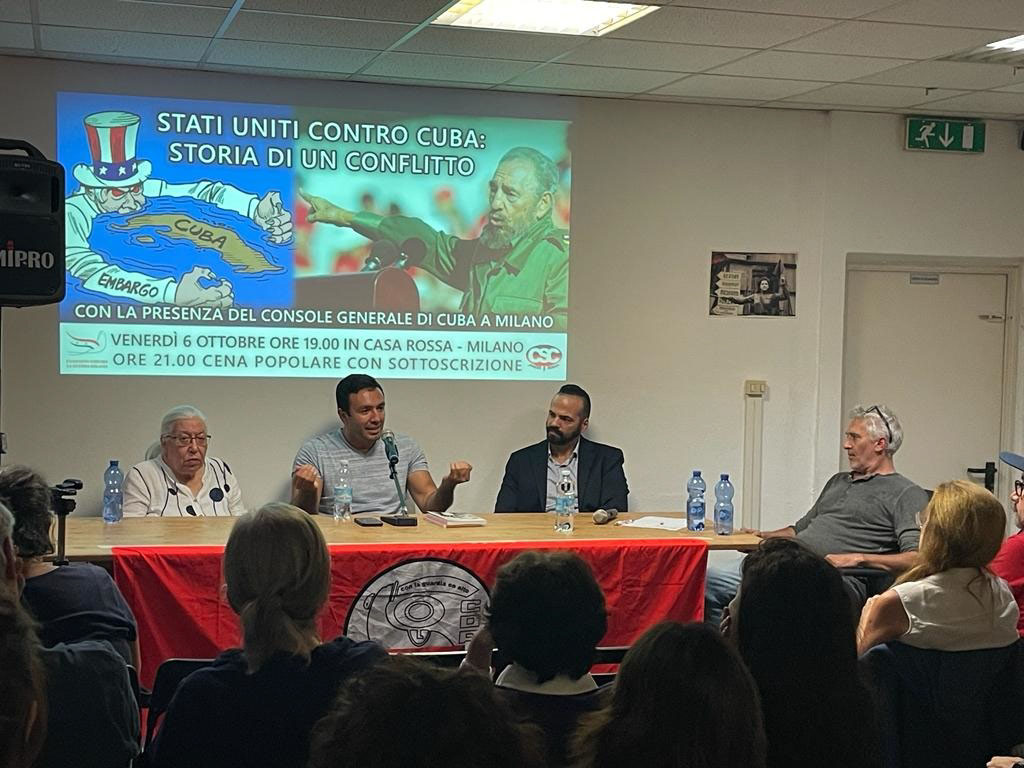Condenan en Italia ataques de EEUU contra Cuba