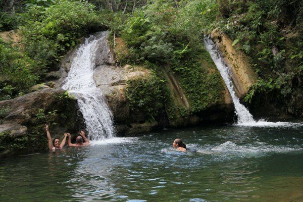 Cascada La Bella, uno de los regalos de Jarico para el visitante. Foto: Oscar Alfonso Sosa.