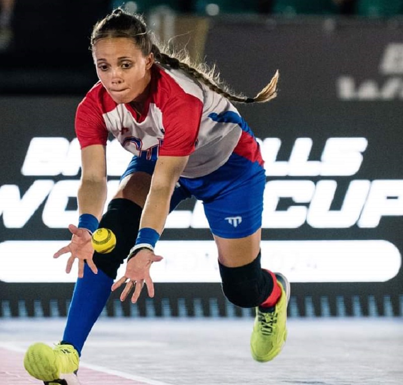 Lietis Arcia: la doble campeona del béisbol five de Sancti Spíritus